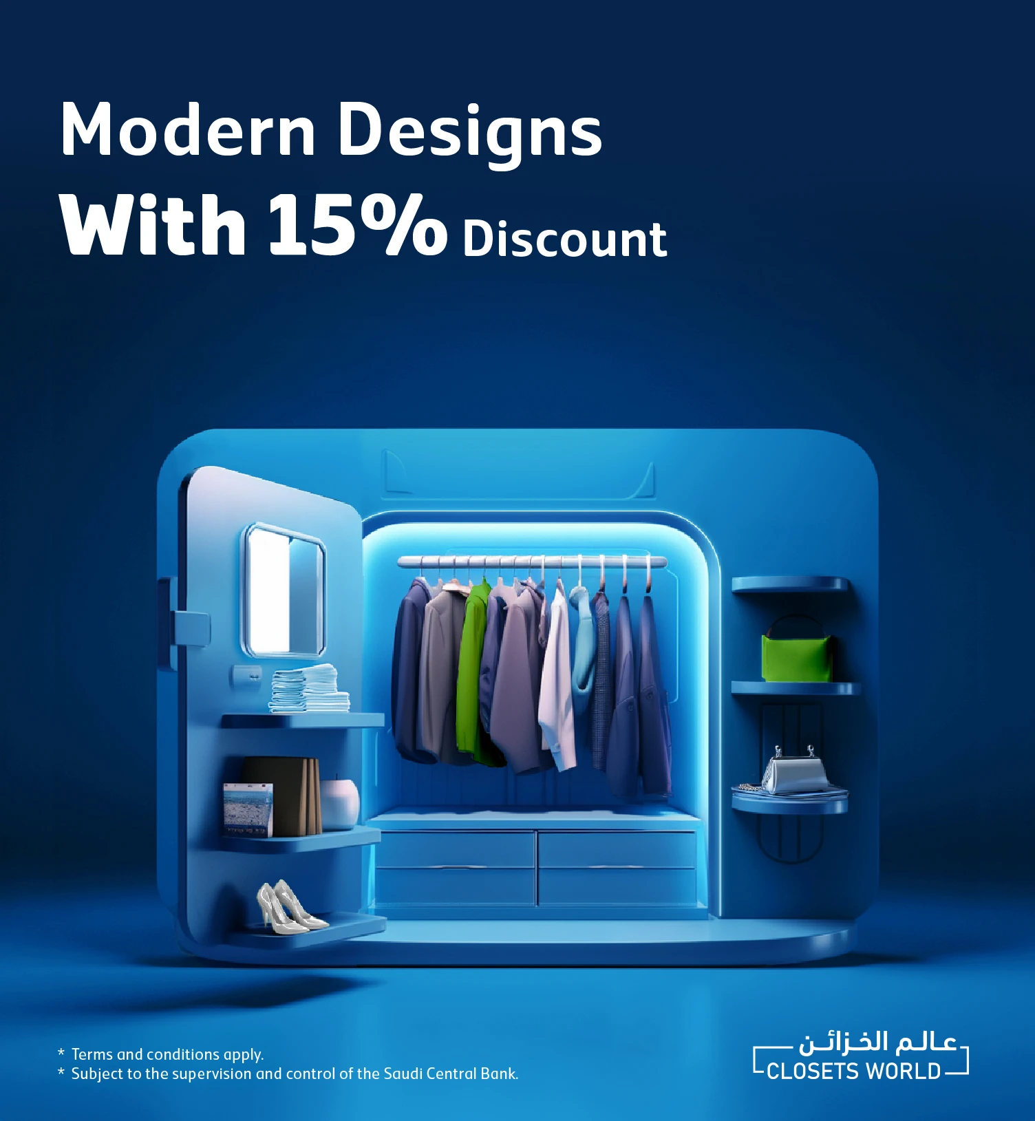 15% exclusive Discount